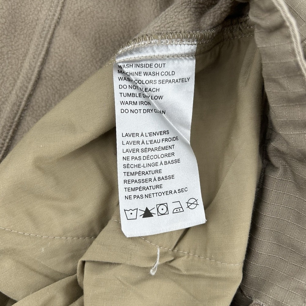 Tactical Cargo Pants Mens 36x31 Khaki Fleece Lined Outdoor Utility - Picture 8 of 13